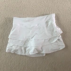 White athleta skirt